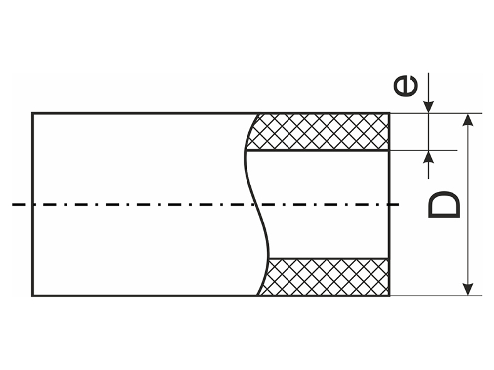 Труба 63*8,6 PN20 (арм. стекловолокно) FIBER SDR 7,4 EVER plast СЕРЫЙ (Россия)