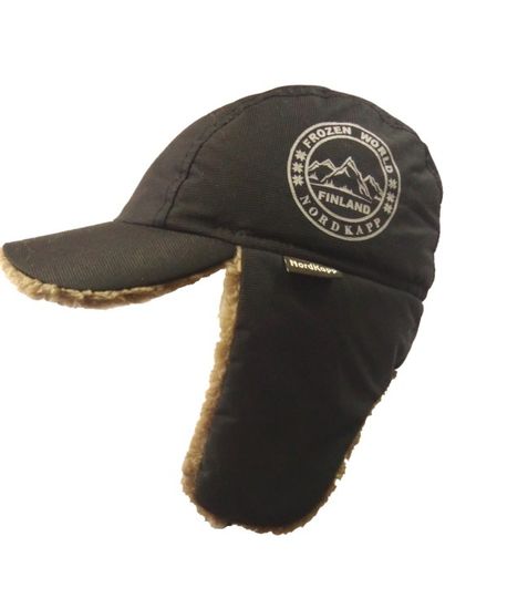 Кепка-ушанка NordKapp Frozen World (чёрн)