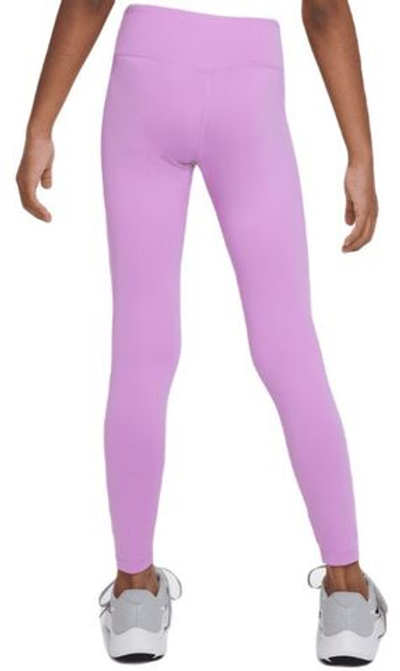 Штаны для девочки теннисные Nike Dri-Fit One Legging - rusch fuchsia/white