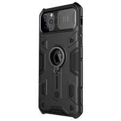 Противоударный чехол с кольцом и защитой камеры Nillkin CamShield Armor Case для iPhone 11 Pro Max