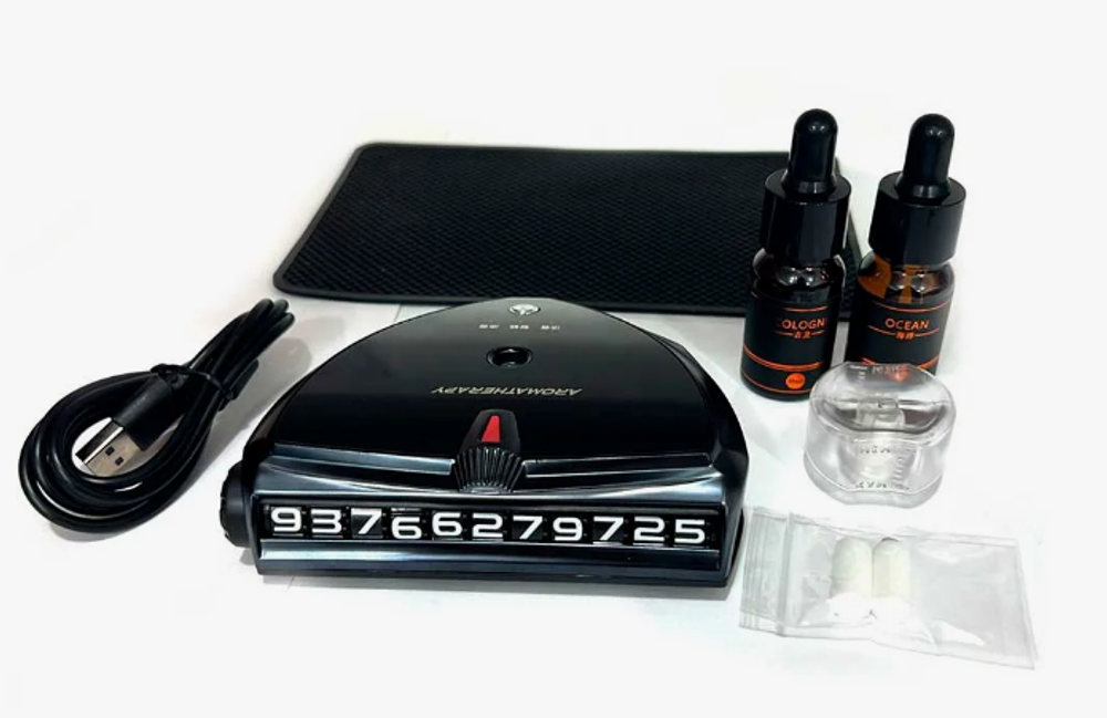 Ароматизатор-игрушка -на торпеду- Автовизитка -(жидк)- YC-07BL черный (+шнур)