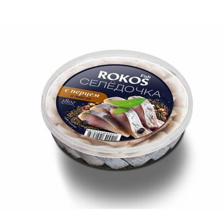 Селедочка ROKOS С перцем 180 гр