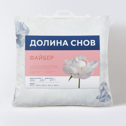 Подушка стеганая 2-х камерная "Файбер" (в ассортименте) 68х68