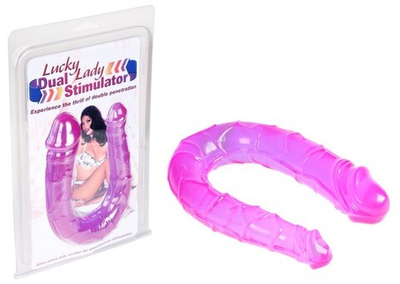 Фаллос двойной Double Mini (11,5 см,фиолетовый) (Цвет: фиолетовый)