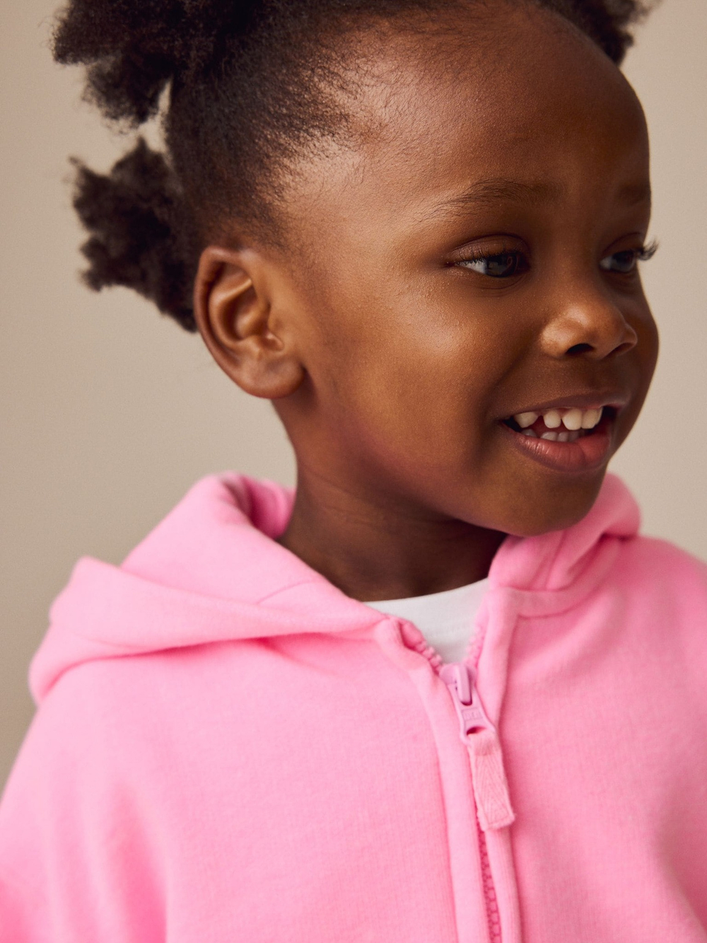 Толстовка с капюшоном на молнии для девочки Next E29-221, Розовый