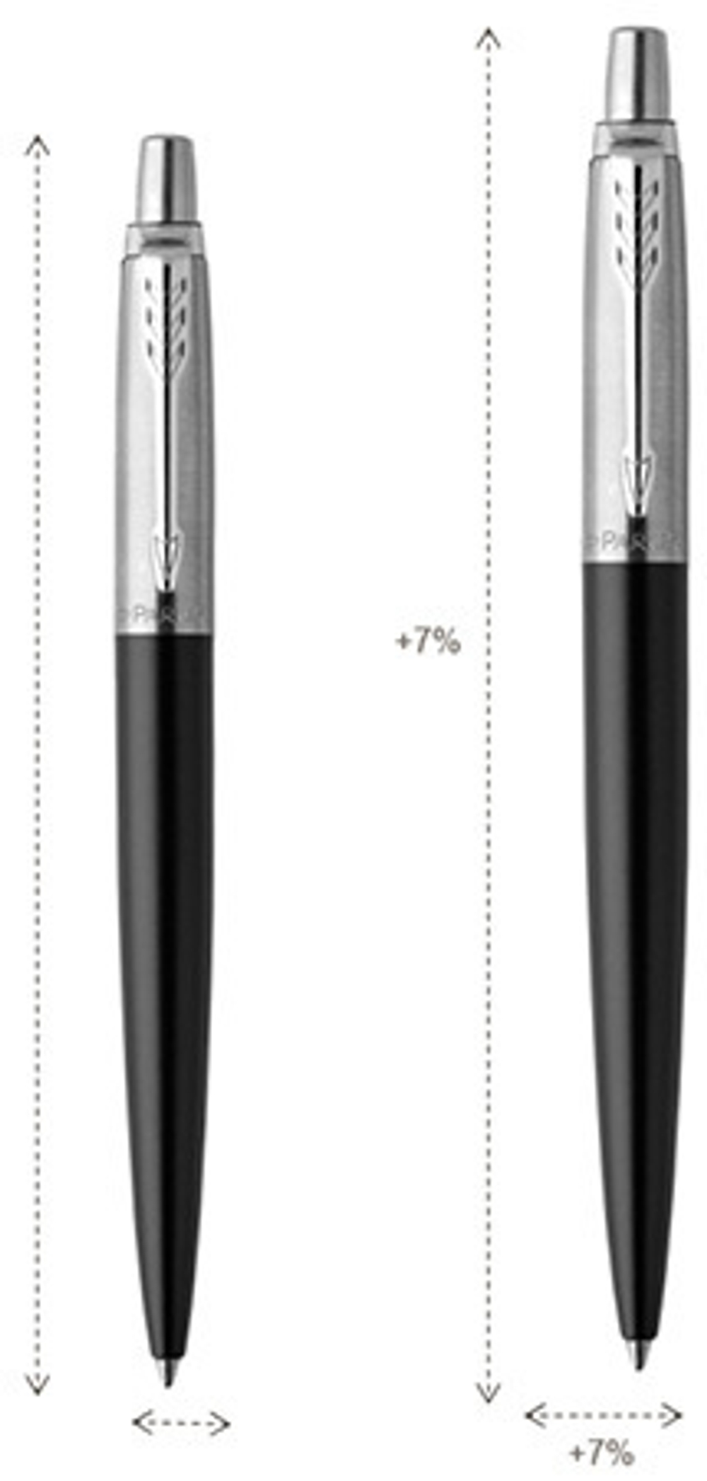 Шариковая ручка Parker Jotter XL Black CT