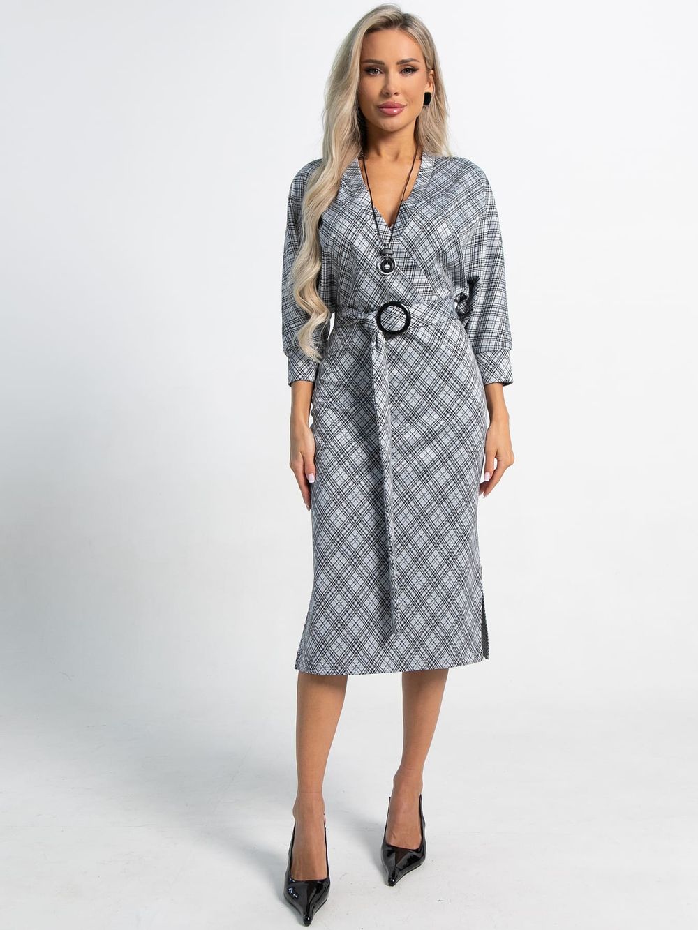 Платье Фокси (серое) П15438-4М LT Collection