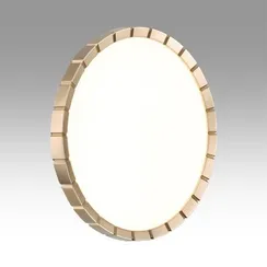 7648/CL PALE SN 142 Светильник пластик/белый/золотой LED 30Вт 4000К D336 IP43 ATABI GOLD