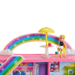 Polly Pocket - Rainbow Shopping Mall Набор с куклой 30 шт. HHX78