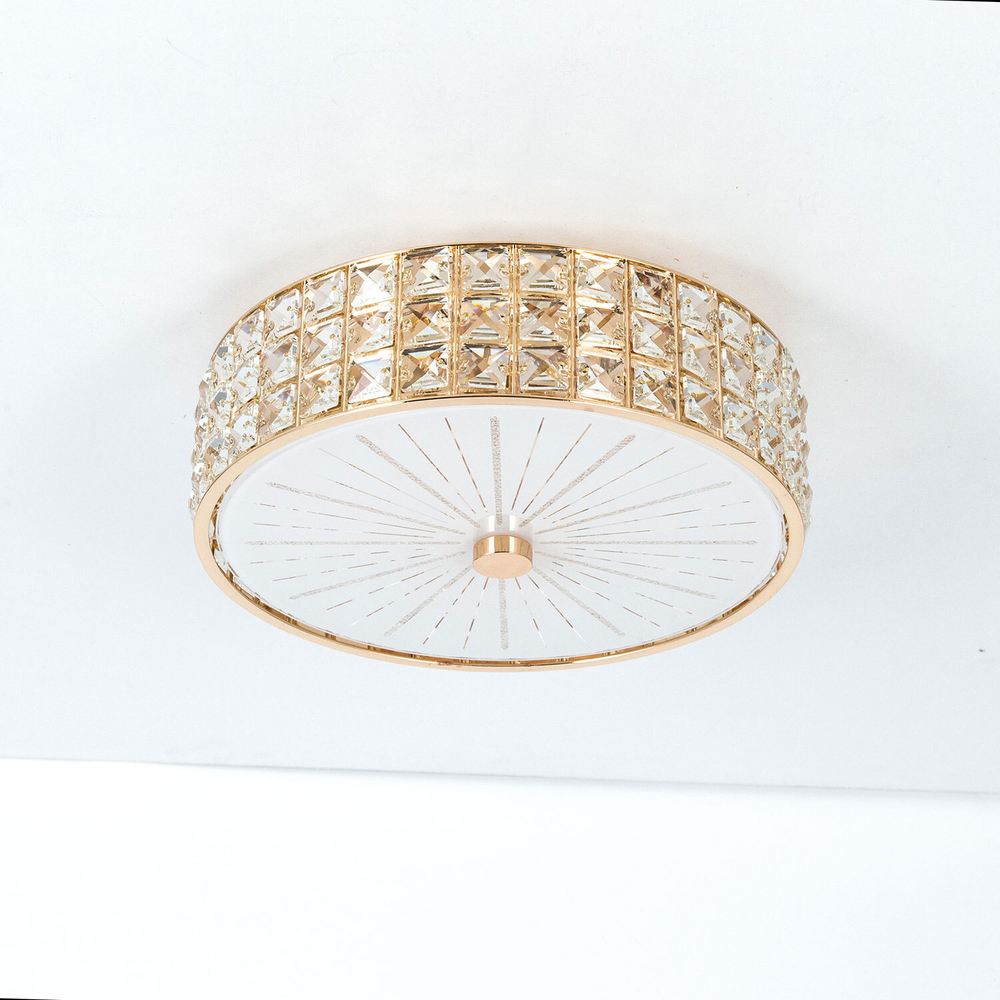 Citilux Портал CL324132 Люстра хрустальная Золото