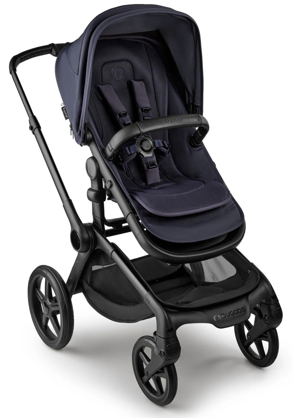 Коляска Bugaboo Fox 5 Renew complete 2 в 1 Black/Deep Indigo-Deep Indigo