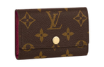 LOUIS VUITTON Canvas Key Pouch Men"s Brown