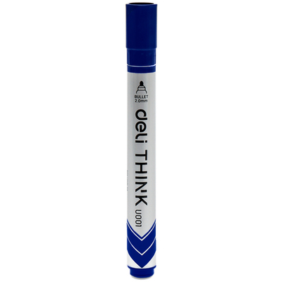 Маркер для доски DELI "Think" EU00130, синий
