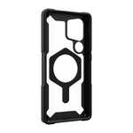 Защитный прозрачный чехол MagSafe с подставкой UAG Plasma XTE для Samsung Galaxy S25 Ultra Полупрозрачный композитный гибридный чехол со встроенной подставкой и высоким уровнем защиты при падении