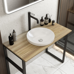 Смеситель для раковины STWORKI Левангер S07020BK матовый черный