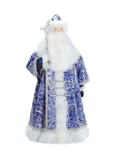 Фарфоровая кукла Дед Мороз под ёлку. Новогодний сувенир ручной работы