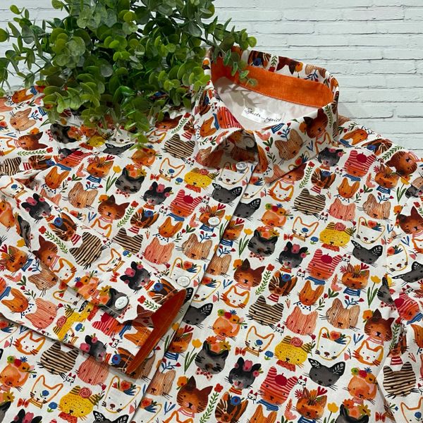 ЦВЕТНЫЕ МИНИ КОТИКИ, 100% хлопок, Handmade Fabrics 3