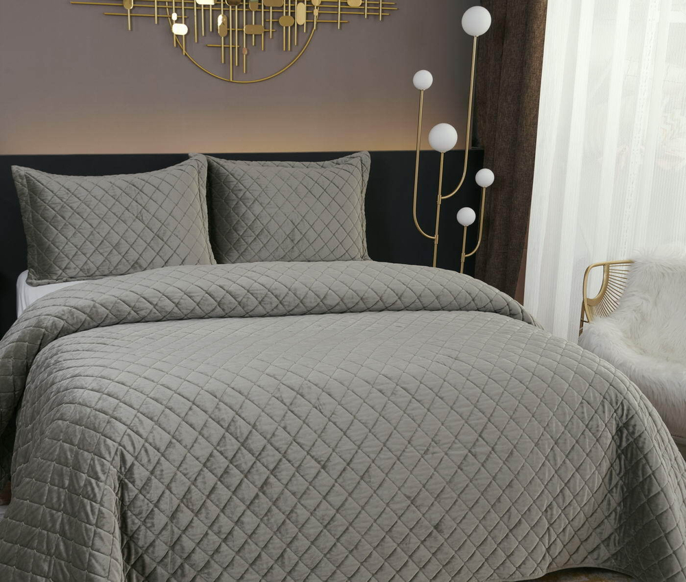 Покрывало 240х260 и 2 наволочки 50х70 Sofi De MarkO Натаниэль Олива