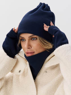 Митенки женские из футера с начесом