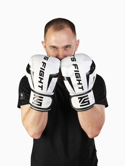Перчатки для бокса Tomorrow Star Fury White Black