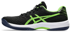 Мужские кроссовки для Падел Asics Gel-Game 9 Padel - black/electric lime