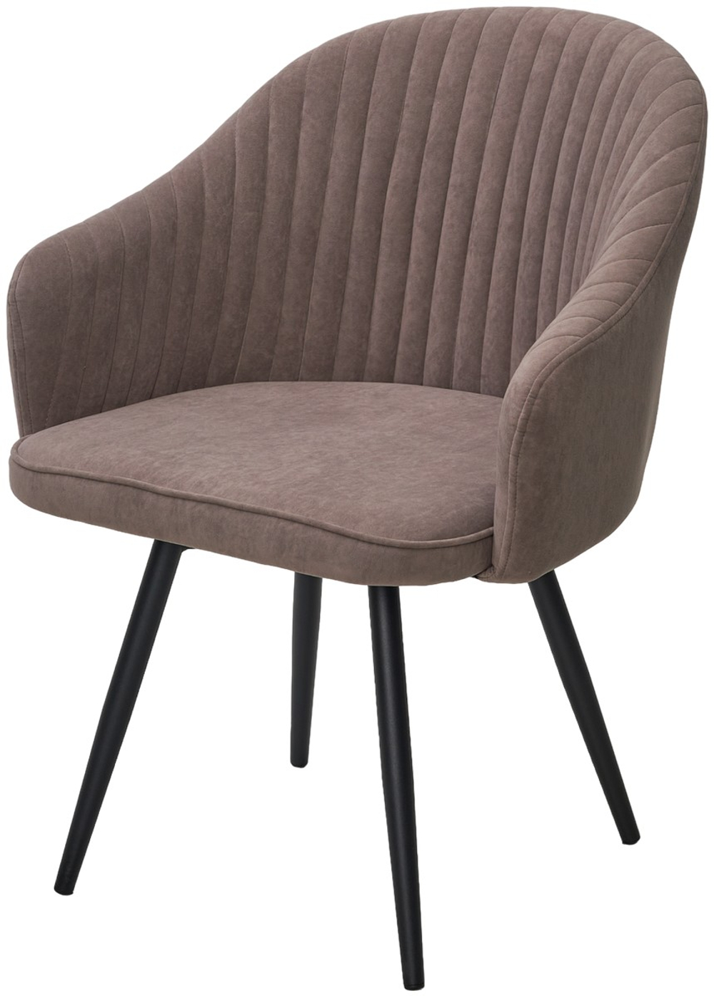 Стул М-City DISAUR Авиор (Avior) поворотный на поворотный на 360 градусов, B5 Капучино, Велюр, Черный каркас