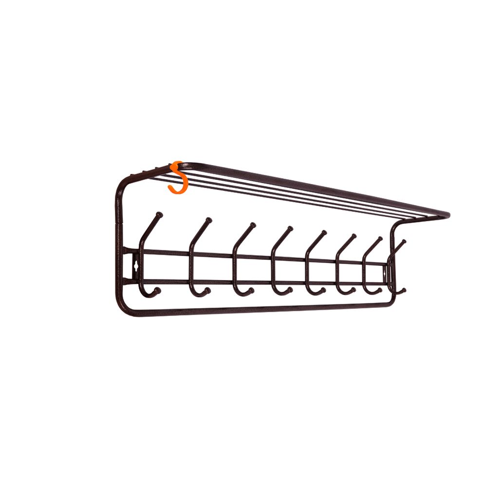 Вешалка с полкой 100 см черный, ЗМИ