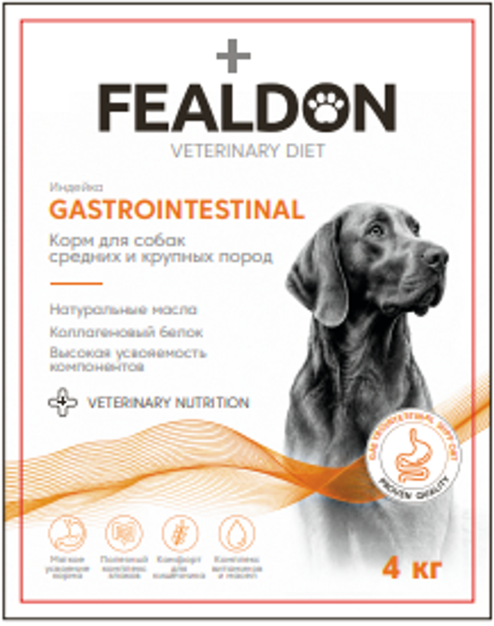 Сухой корм для собак Fealdon GASTROINTESTINAL средних и крупных пород