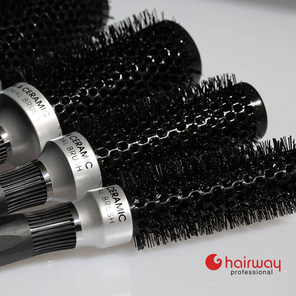 Термобрашинг Hairway Black Ion Ceramic, d.25 мм.