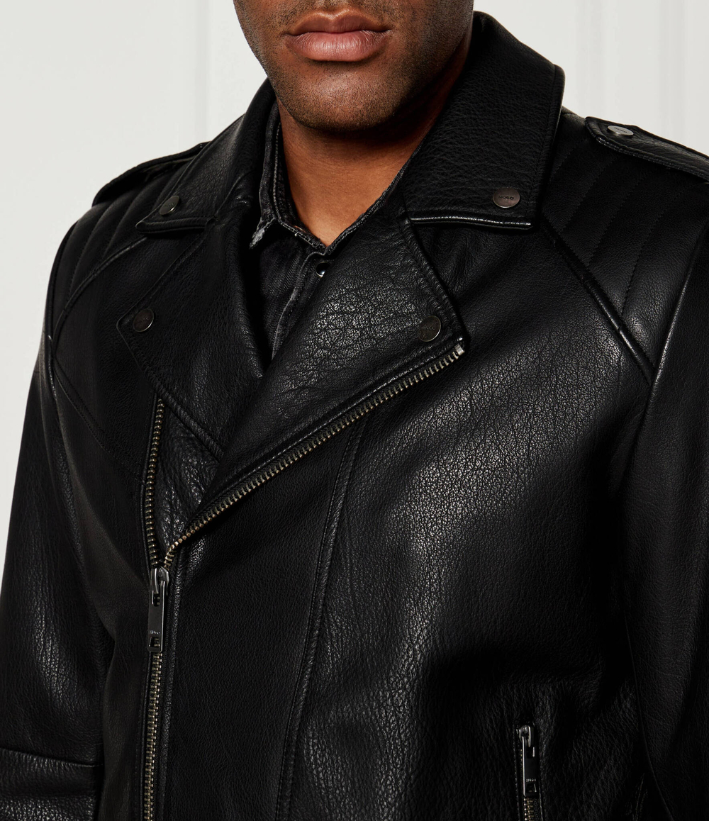 Кожаная куртка Lowis HUGO - черный(50521018)