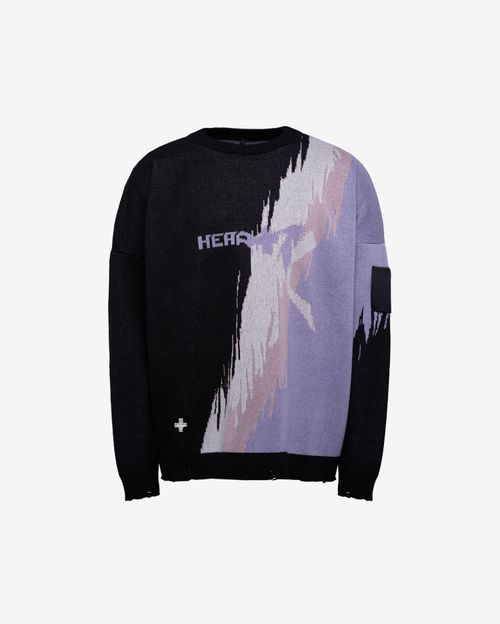 Свитер Heartz Disrupted Logo Black Series ED2 Knitted черный