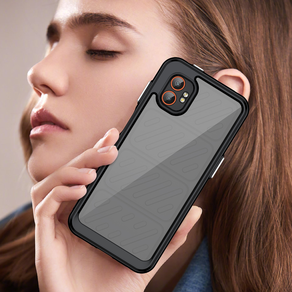 Усиленный чехол с мягкими черными рамками для Samsung Galaxy Xcover7 Pro, увеличенные защитные свойства