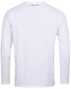 Мужская теннисная футболка теннисная Head Club 21 Cliff LS M - white