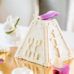 Форма Творожная Пасха №1, пластиковая 11*11,5см (Россия)