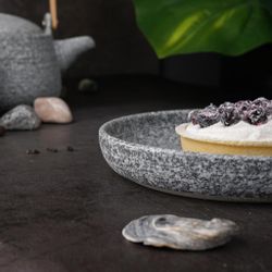 Тарелка с бортом d 17,5 см h2,8 см Stone Untouched Taiga P.L. Proff Cuisine [1]