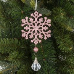 GAEM Украшение новогоднее "Снежинка", L6,5 W2 H15 см
