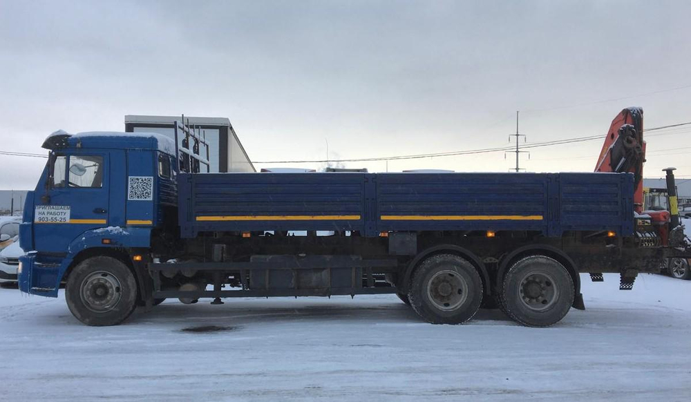 КамАЗ 65117 6x4 Бортовой с КМУ 659000 (Дизельный, 6,7 л, 292 л.с., МТ)