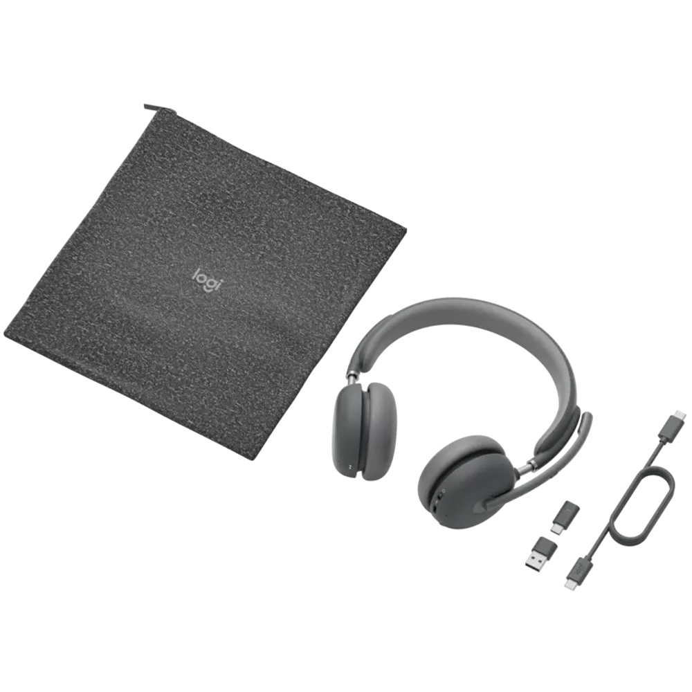 Гарнитура Logitech Wireless Headset Zone 2 UC, Graphite