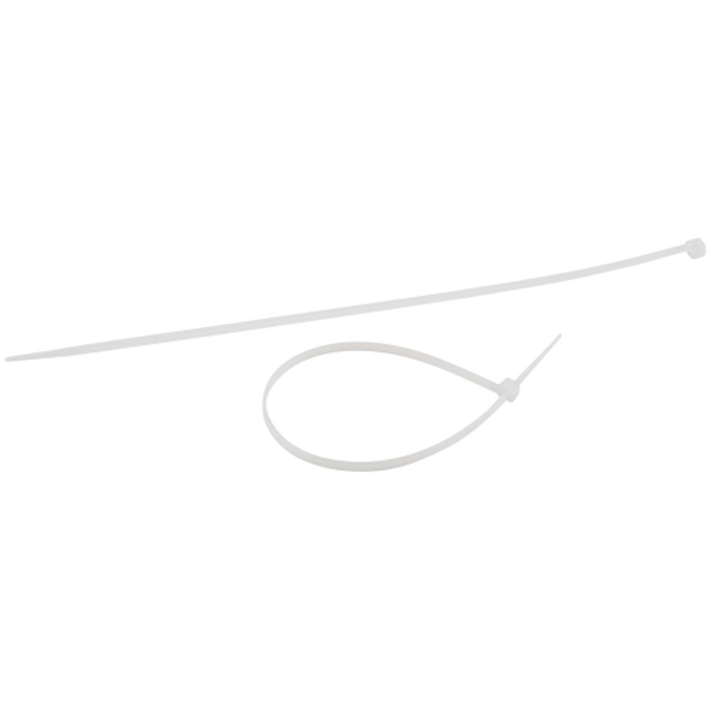 Кабельная стяжка ЭРА NO-224-189 (хомут) нейлоновая 3.6 х 150 мм белая (100 шт/уп) Simple | Кабельные стяжки (хомуты)