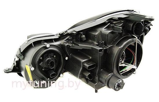 Передние фары chrome D2S/H7 для Mercedes E W211