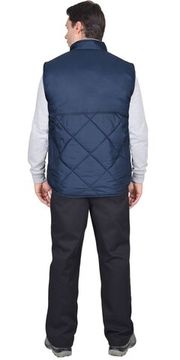 Жилет утепленный "Сириус-Европа" (синий/серый)