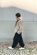 Короткий пальто с высоким воротником - ZARA