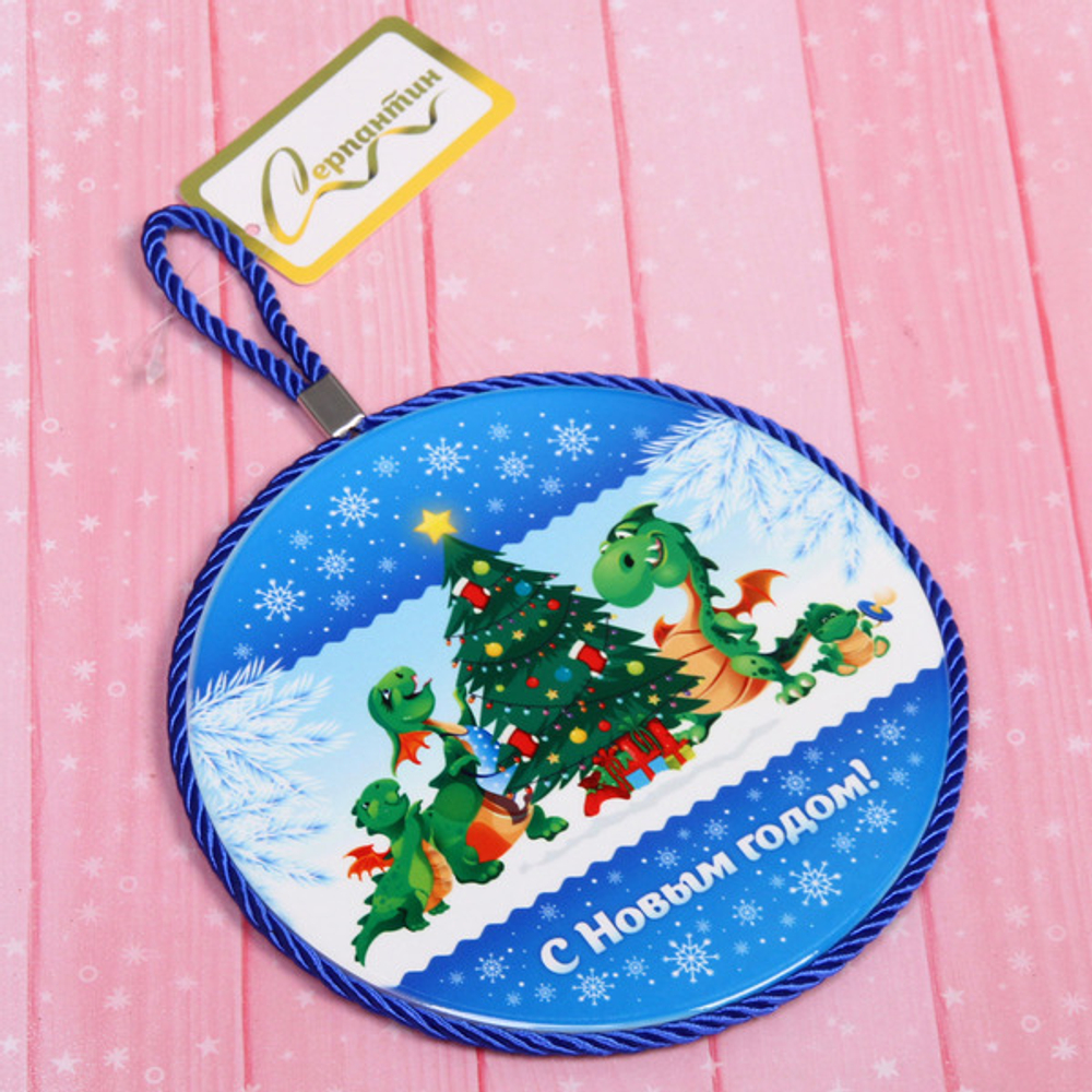 Подставка под горячее керамическая 16см «Семейка Драконов Эванс»