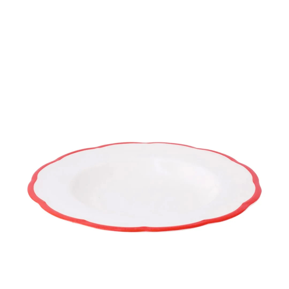 BITOSSI HOME Глубокая тарелка Red Rim 22,8см