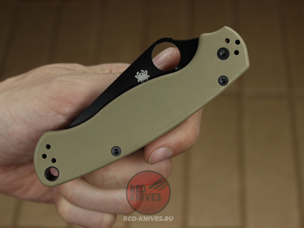 Нож Spyderco Paramilitary 2 - Battle Green BLK RK-436