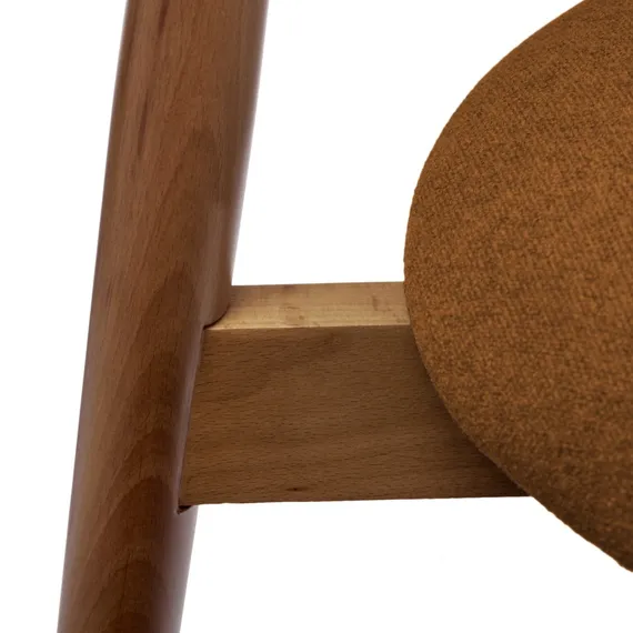 Стул Mod, орех, терракотовое букле