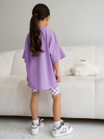 Футболка для девочки оверсайз