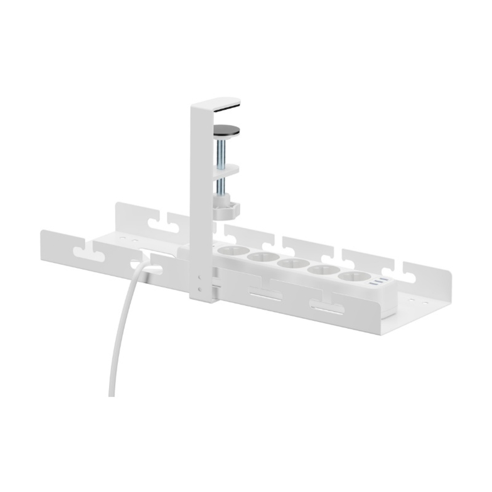 Кабель-канал Cactus CS-CM-400-1WT для столов 40x12.9x19см белый