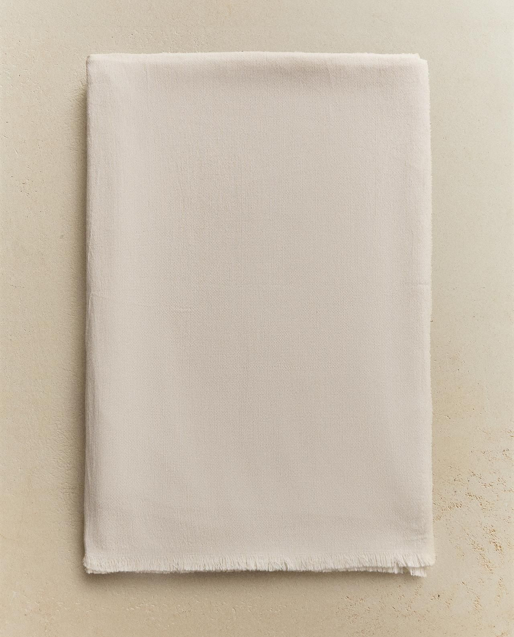 Zara Home - Гладкий универсальный плед, экрю, 230x250 см