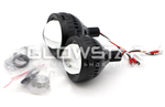 Светодиодные модули LED Aozoom S40 Laser Chip (ALPD-04 PRO) дальнего света с DRL, под маски 3.0 дюйма, крепеж H7/H4, 21Вт (комплект, 2шт)